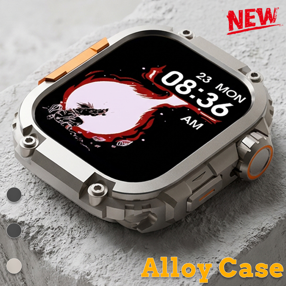 Luxury Watch German - Alloy Case for Apple Watch Series