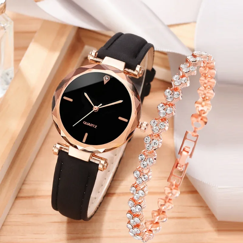 Luxury Watch Deals - 2pcs Luxury Fashion Women Watch Set