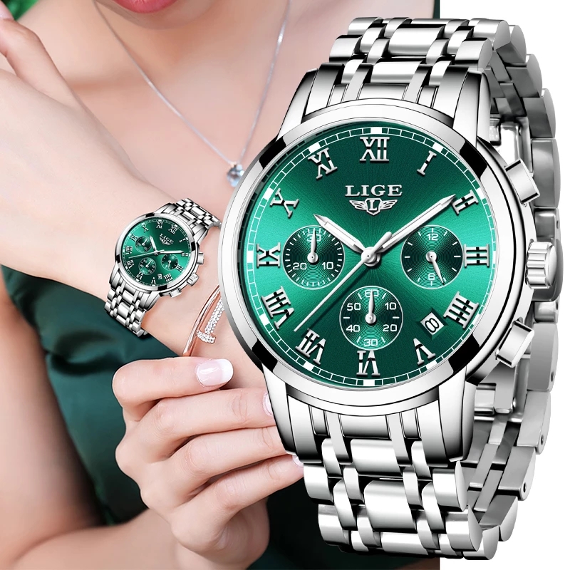 Luxury Watch Deals - LIGE 2024 New Fashion Women Watches