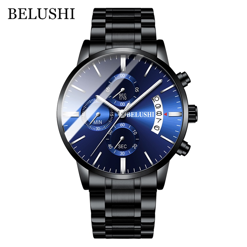 Luxury Watch Time - BELUSHI Fashion Men's Quartz Watch Chronograph
