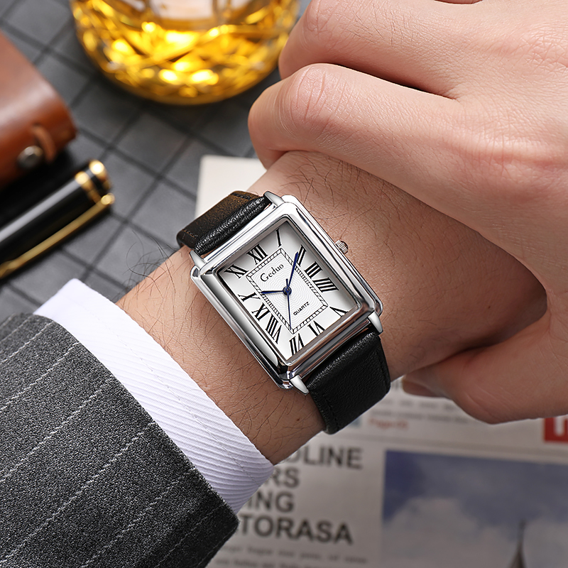 Luxury Watch Cartier - New Fashion Luxury Designer Rectangle Dial