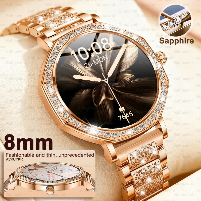 Luxury Watch German - 2025 New Ladies' Fashion Smartwatch Diamond