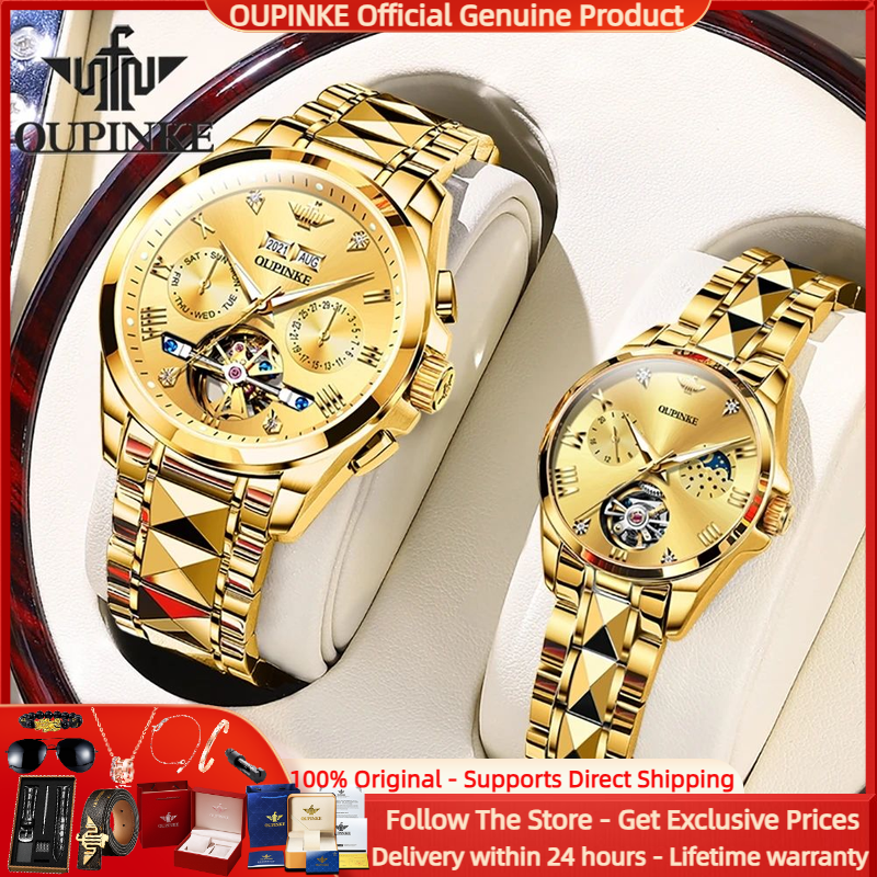 Luxury Watch Time - OUPINKE Tourbillon Couple Watch Luxury Original