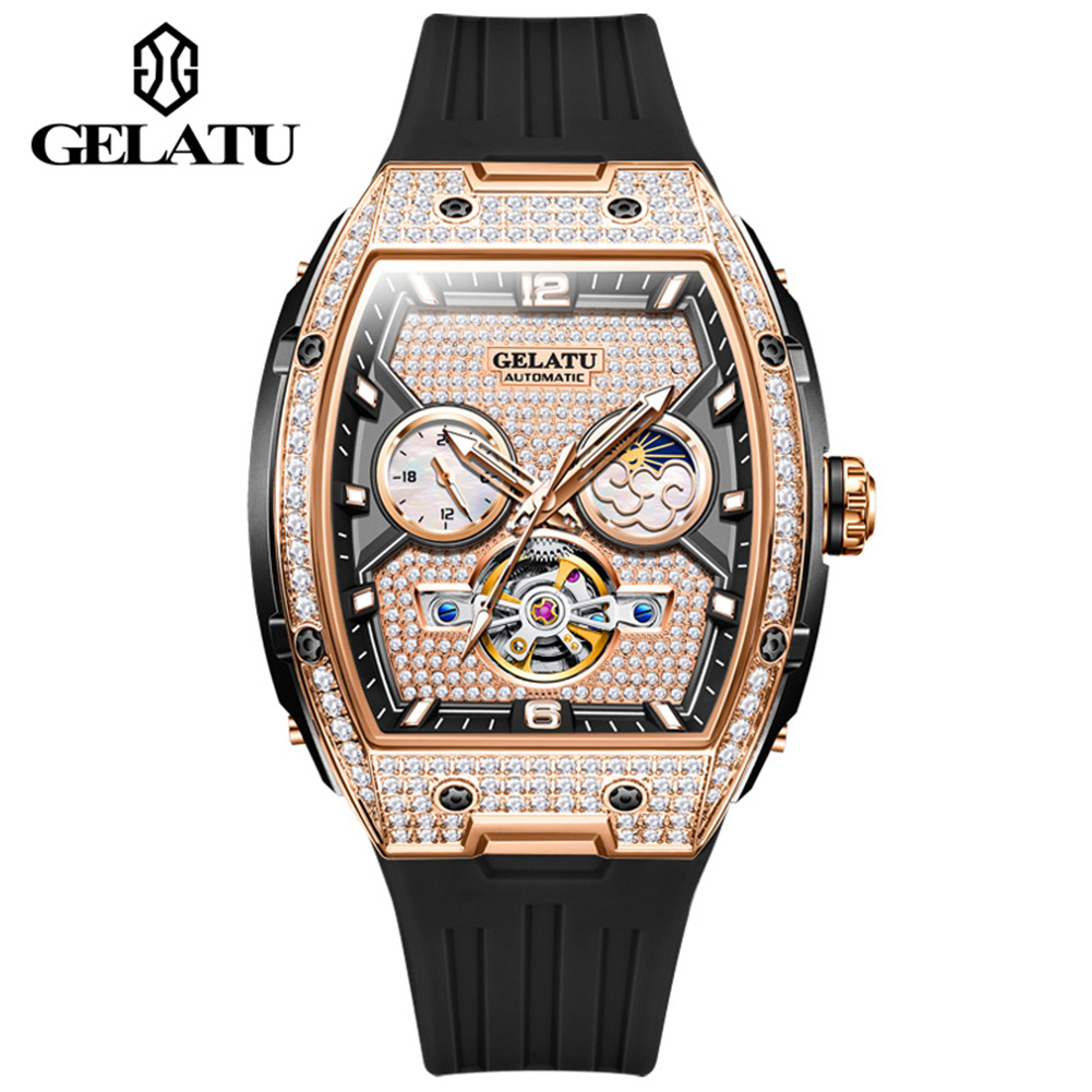 Luxury Watch Time - GELATU 6016 Luxury Ladies' Watch Flywheel