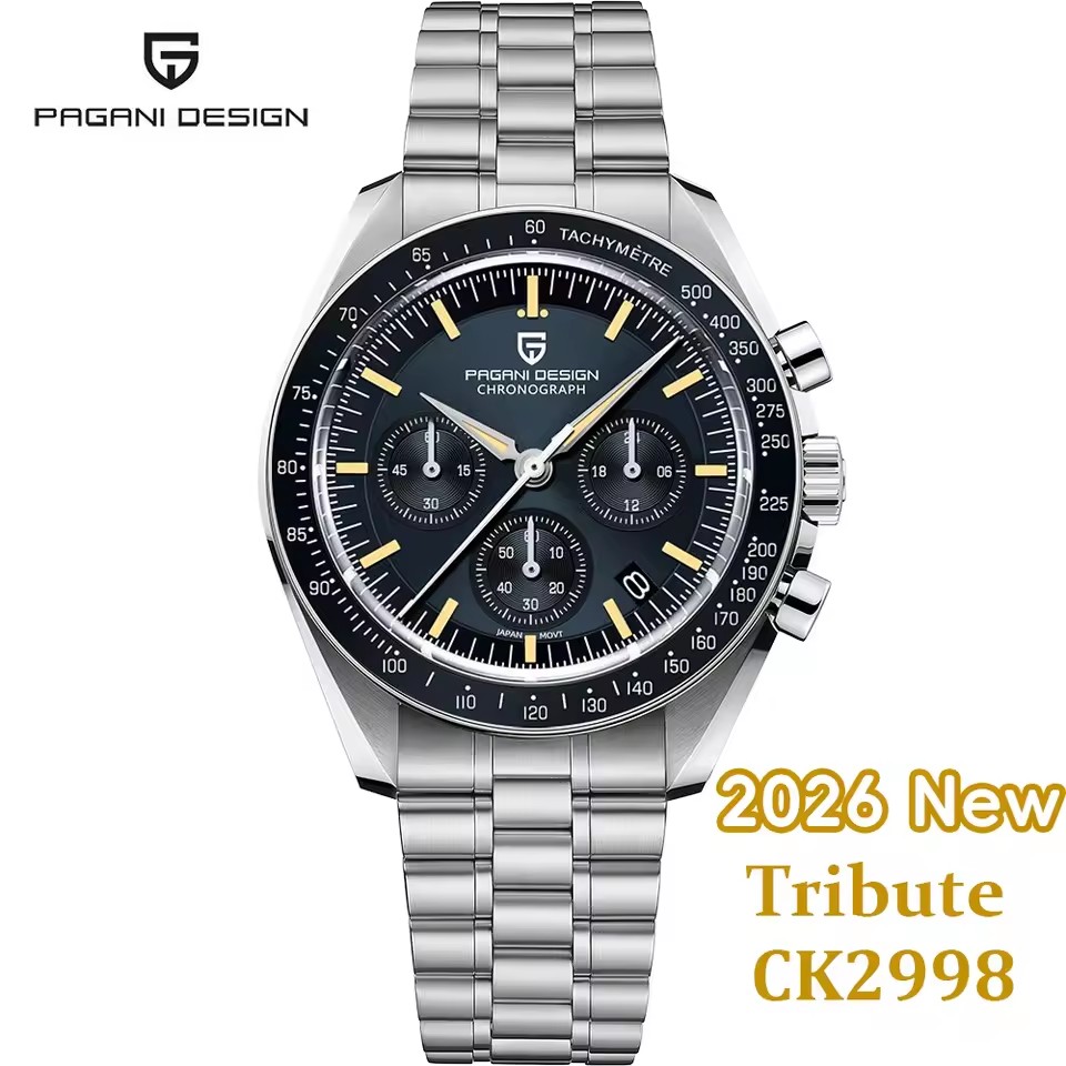 Best Luxury Quartz Watch - PAGANI DESIGN 2026 New Moon Men's