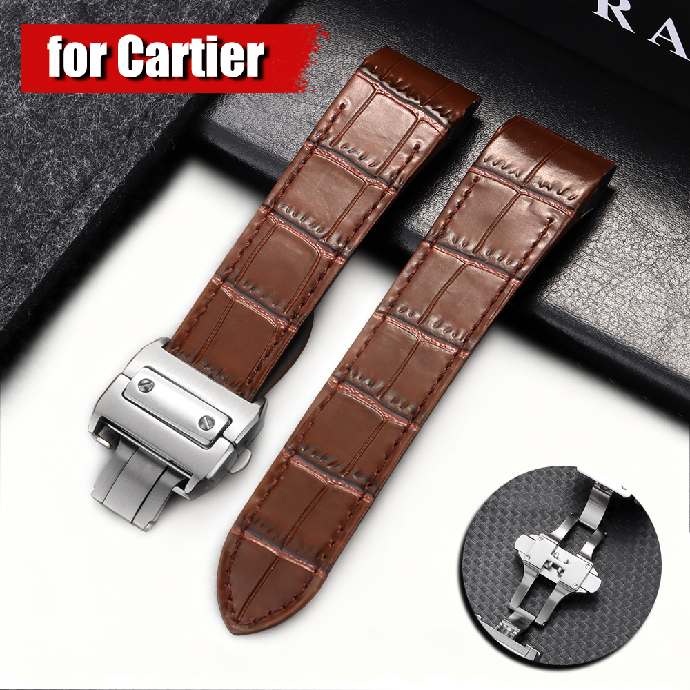 Luxury Watch Cartier - For Cartier Santos 20mm 23mm Watch