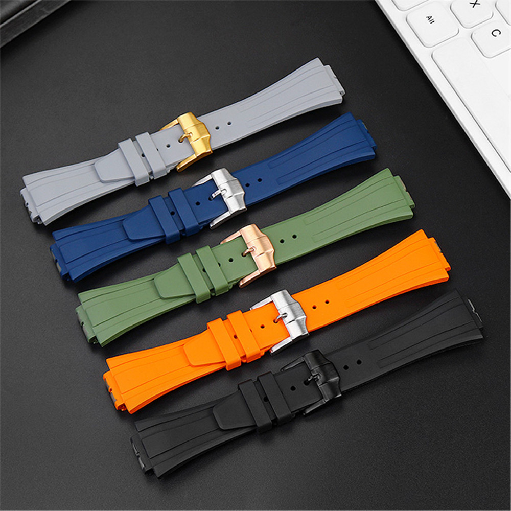 Luxury Watch Casio - Premium Fluoro Rubber Watch Band for