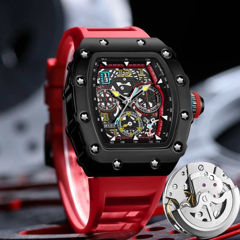 Luxury Watch Cartier - Barrel Hollow Fake Mechanical Watch Men