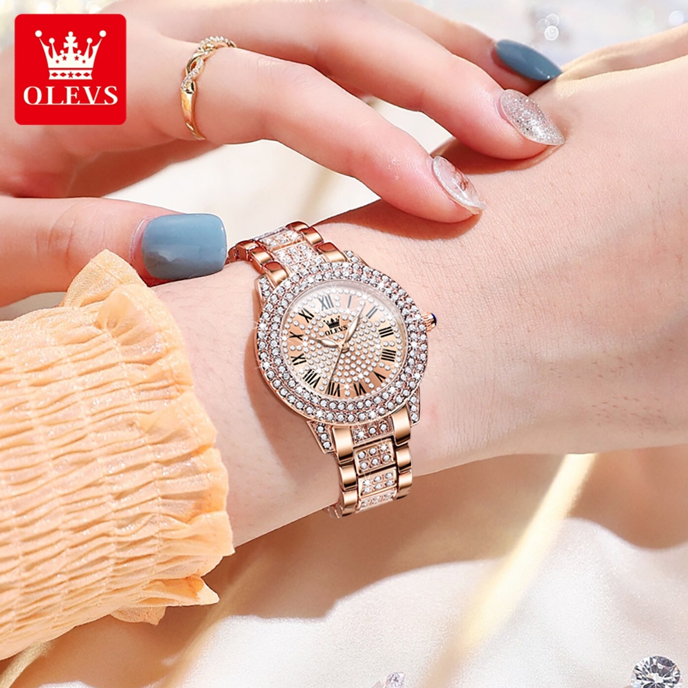 OLEVS 9943 Original Diamond Wa - Luxury Watch Engraving 리뷰 및 가격