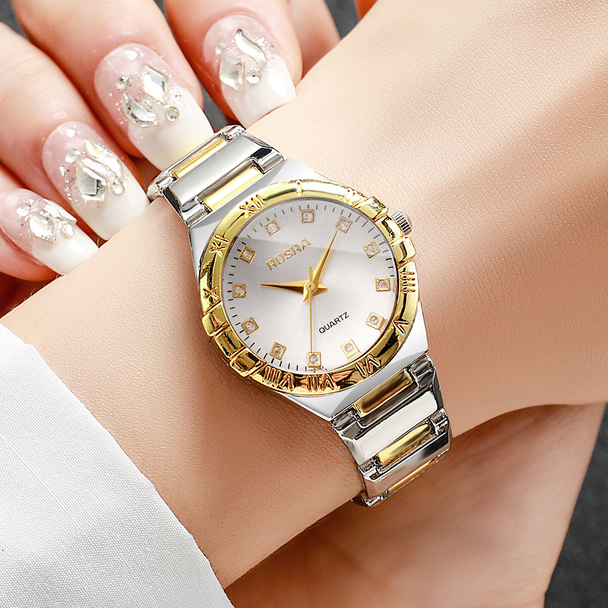 Luxury Rhinestone Women Quartz - Luxury Watch Display Case 리뷰 및 가격
