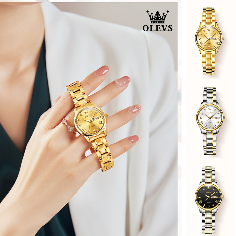 OLEVS 5563 New Fashion Women Q - Luxury Watch With Leather Strap 리뷰 및 가격