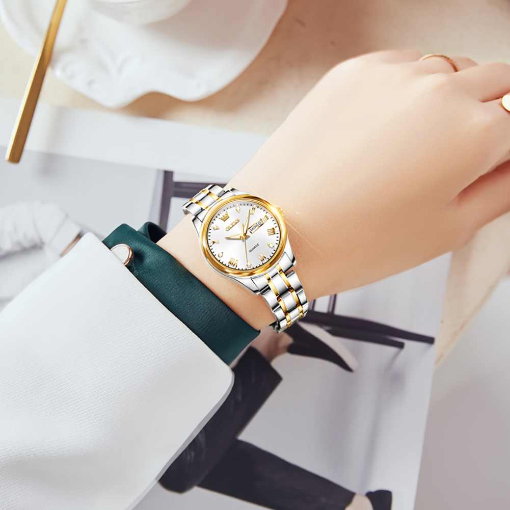OLEVS 5563 New Fashion Women Q - Luxury Watch With Leather Strap 리뷰 및 가격
