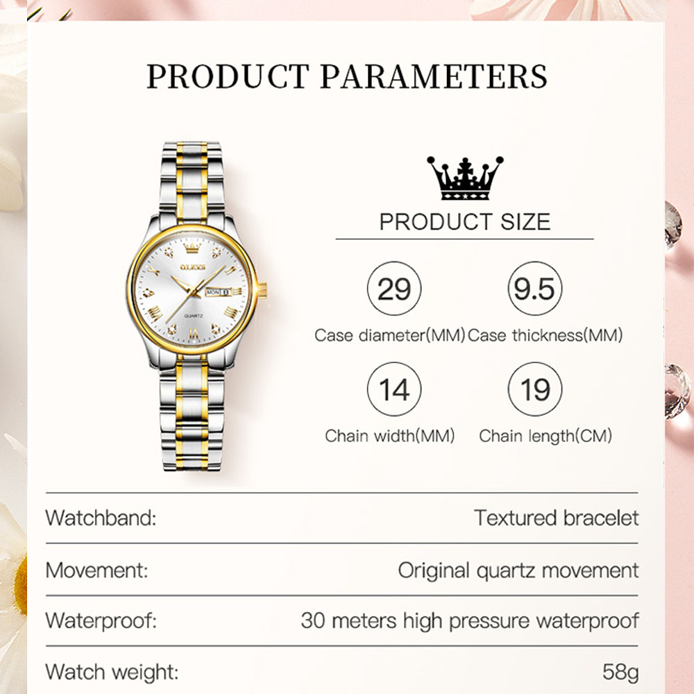 OLEVS 5563 New Fashion Women Q - Luxury Watch With Leather Strap 리뷰 및 가격