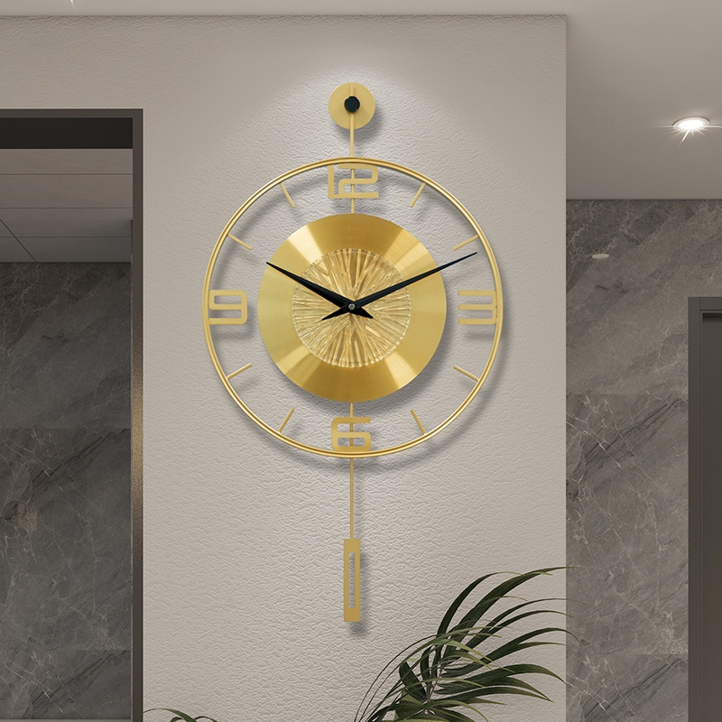 Luxury Metal Swinging Wall Clo - Luxury Watch Wall Clock 리뷰 및 가격