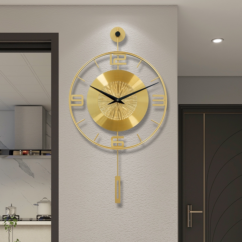 Luxury Metal Swinging Wall Clo - Luxury Watch Wall Clock 리뷰 및 가격