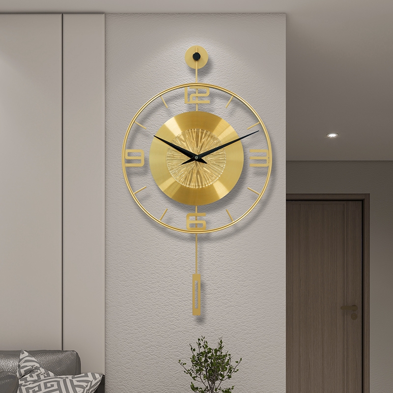 Luxury Metal Swinging Wall Clo - Luxury Watch Wall Clock 리뷰 및 가격