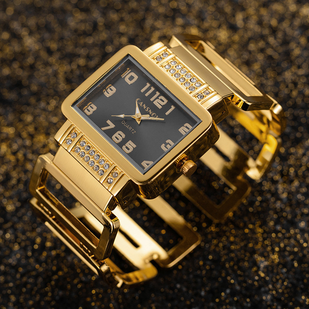 Cansnow Rectangle Ladies Wrist - Luxury Watch Engraving 리뷰 및 가격