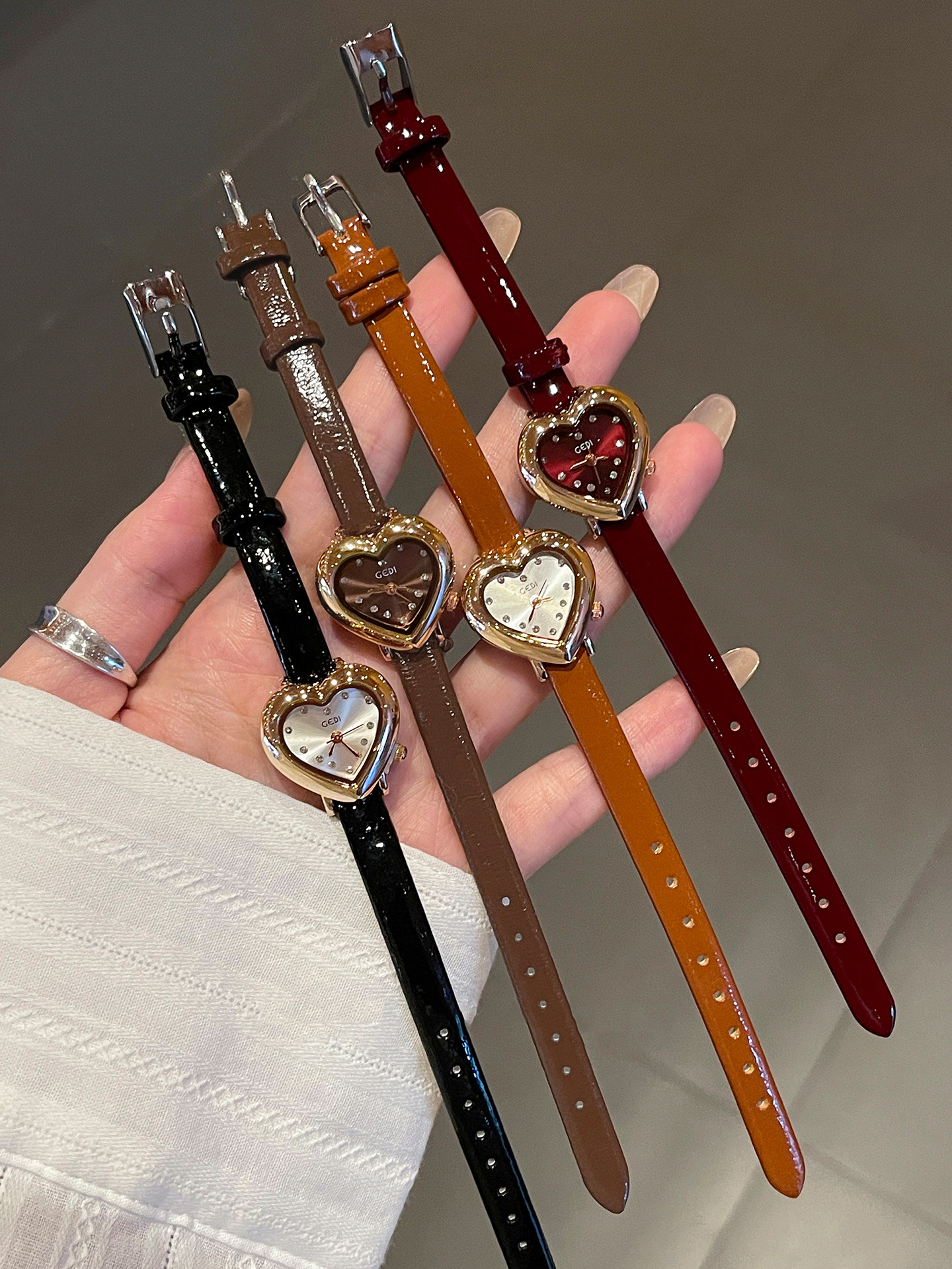 Light Luxury Compact Watch for - Luxury Watch With Leather Strap 리뷰 및 가격