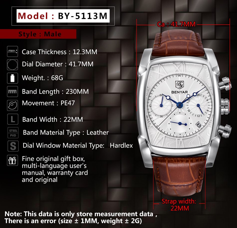 Relogio Masculino Mens Watches - Luxury Watch German 리뷰 및 가격