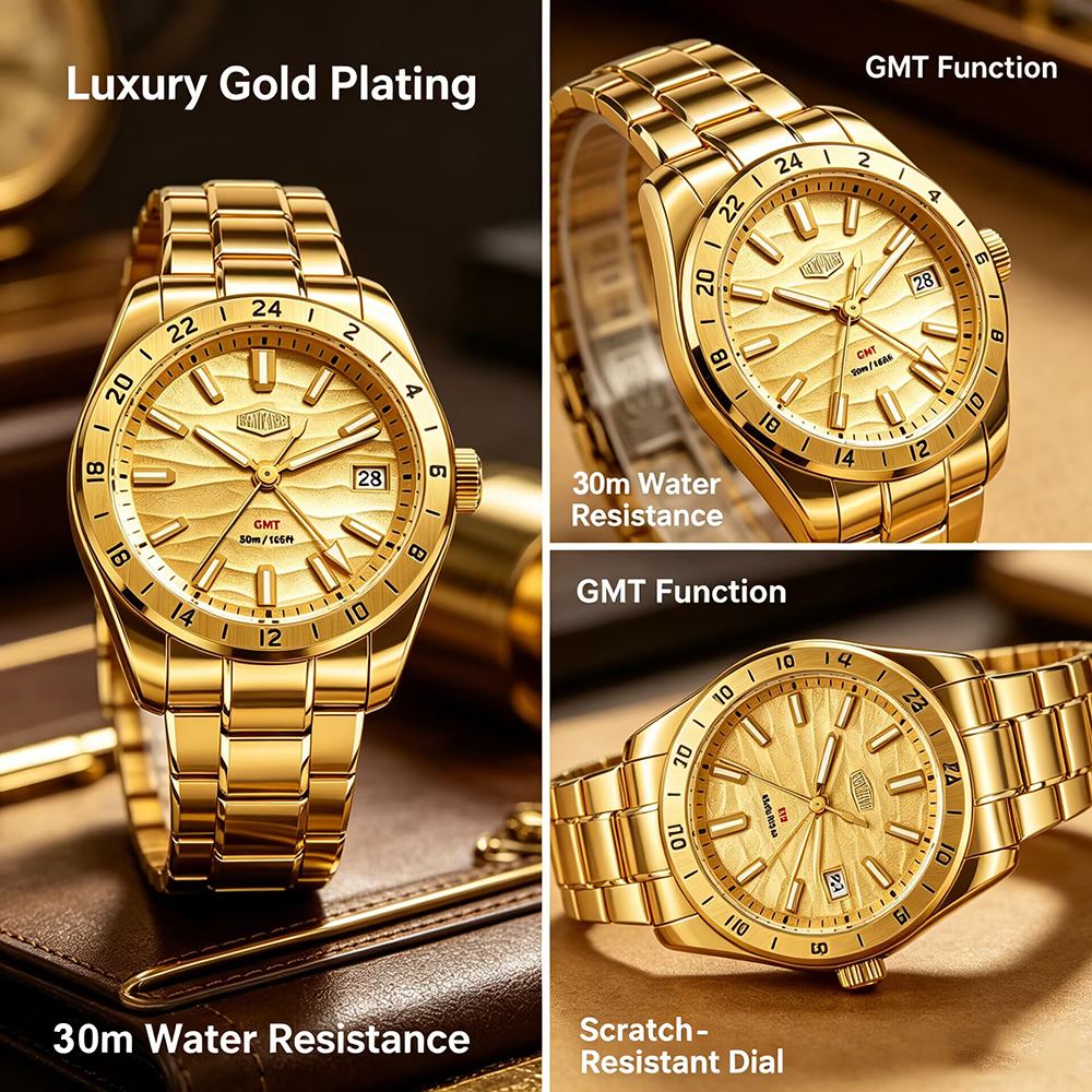 Quality Original GMT Men Clock - Luxury Watch Time 리뷰 및 가격
