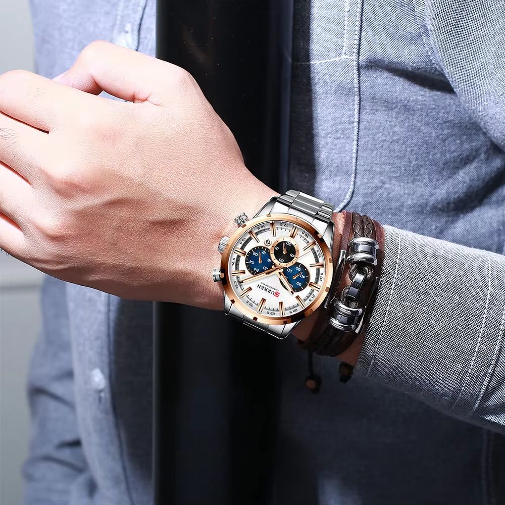 New Relogio Masculino CURREN H - Luxury Watch Low Price 리뷰 및 가격