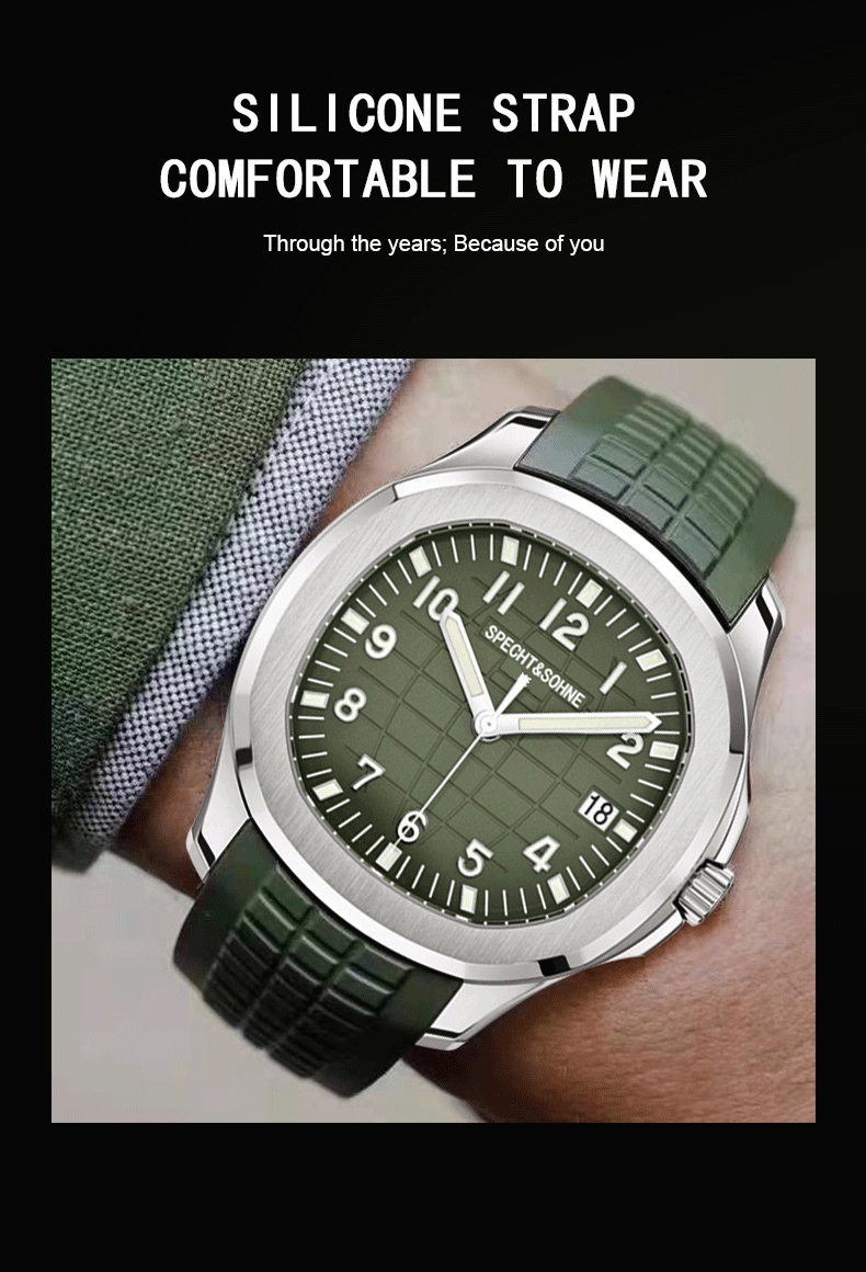 2025 New Men's Watches Automat - Luxury Watch With Rubber Strap 리뷰 및 가격