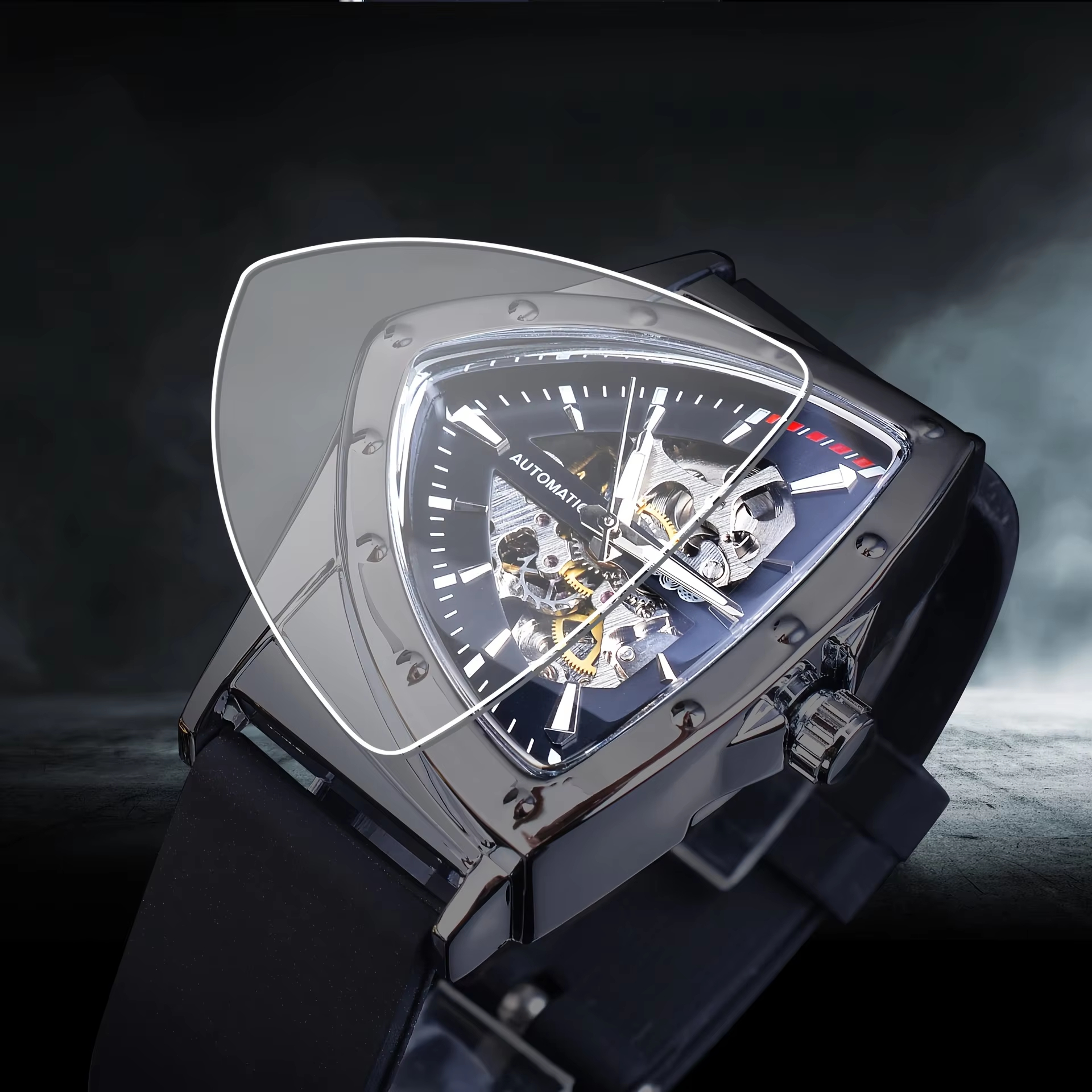WINNER Men's Luxury Military M - Luxury Watch With Rubber Strap 리뷰 및 가격