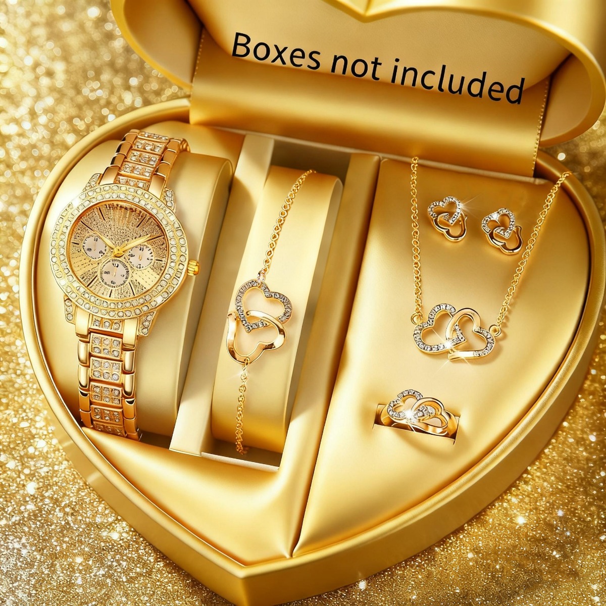 6PCS Luxury Rhinestone Women W - Luxury Watch Display Case 리뷰 및 가격