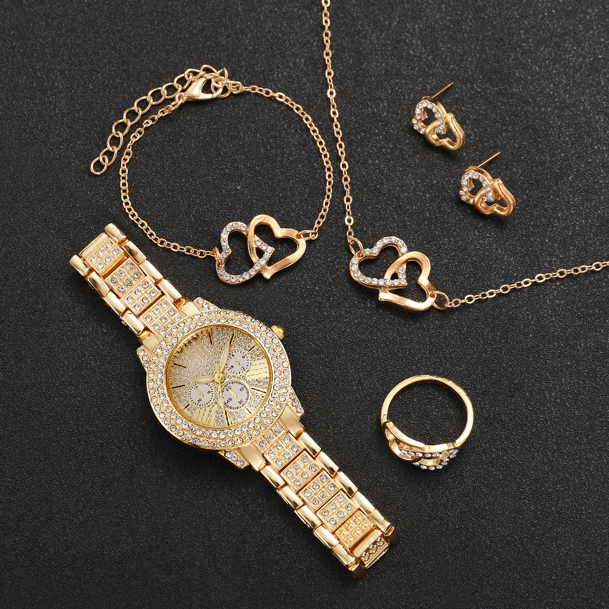 6PCS Luxury Rhinestone Women W - Luxury Watch Display Case 리뷰 및 가격