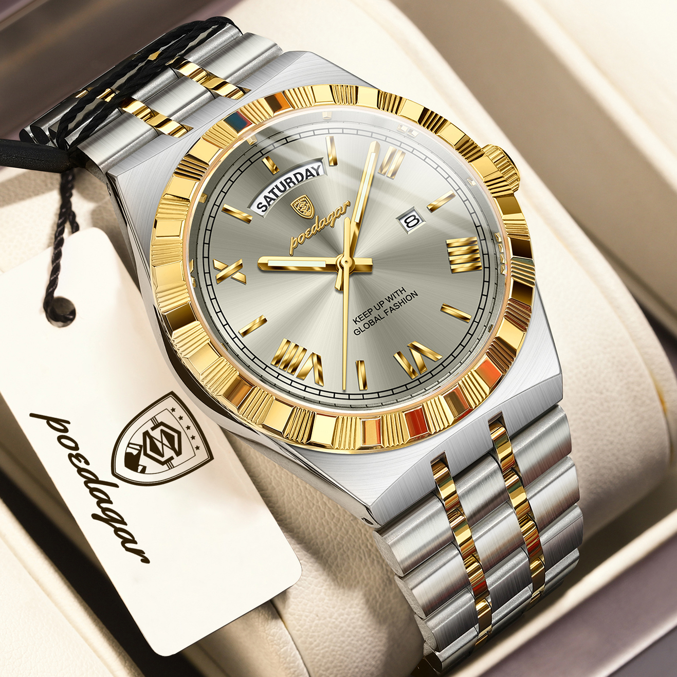 POEDAGAR Fashion Business Men' - Luxury Watch Cartier 리뷰 및 가격