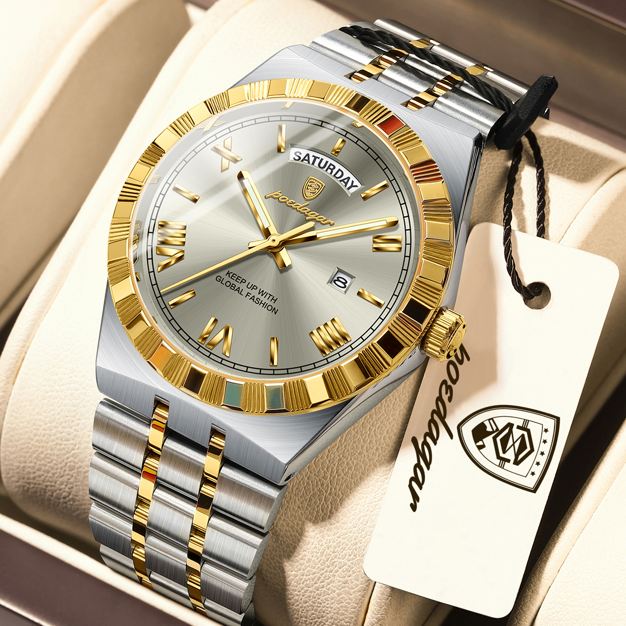 POEDAGAR Fashion Business Men' - Luxury Watch Cartier 리뷰 및 가격