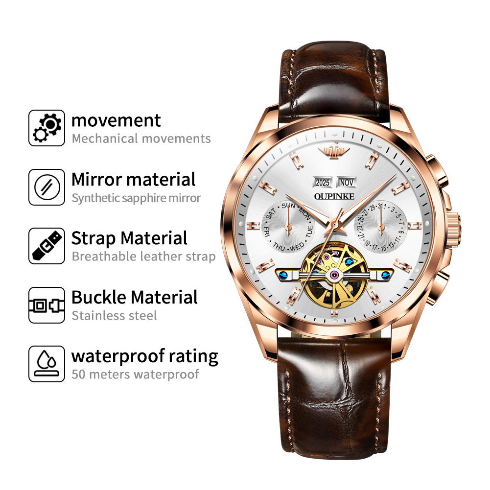 OUPINKE Men Watch Luxury Brand - Luxury Watch Hd 리뷰 및 가격
