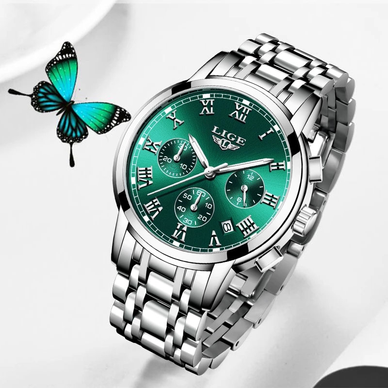 LIGE 2024 New Fashion Women Wa - Luxury Watch Deals 리뷰 및 가격