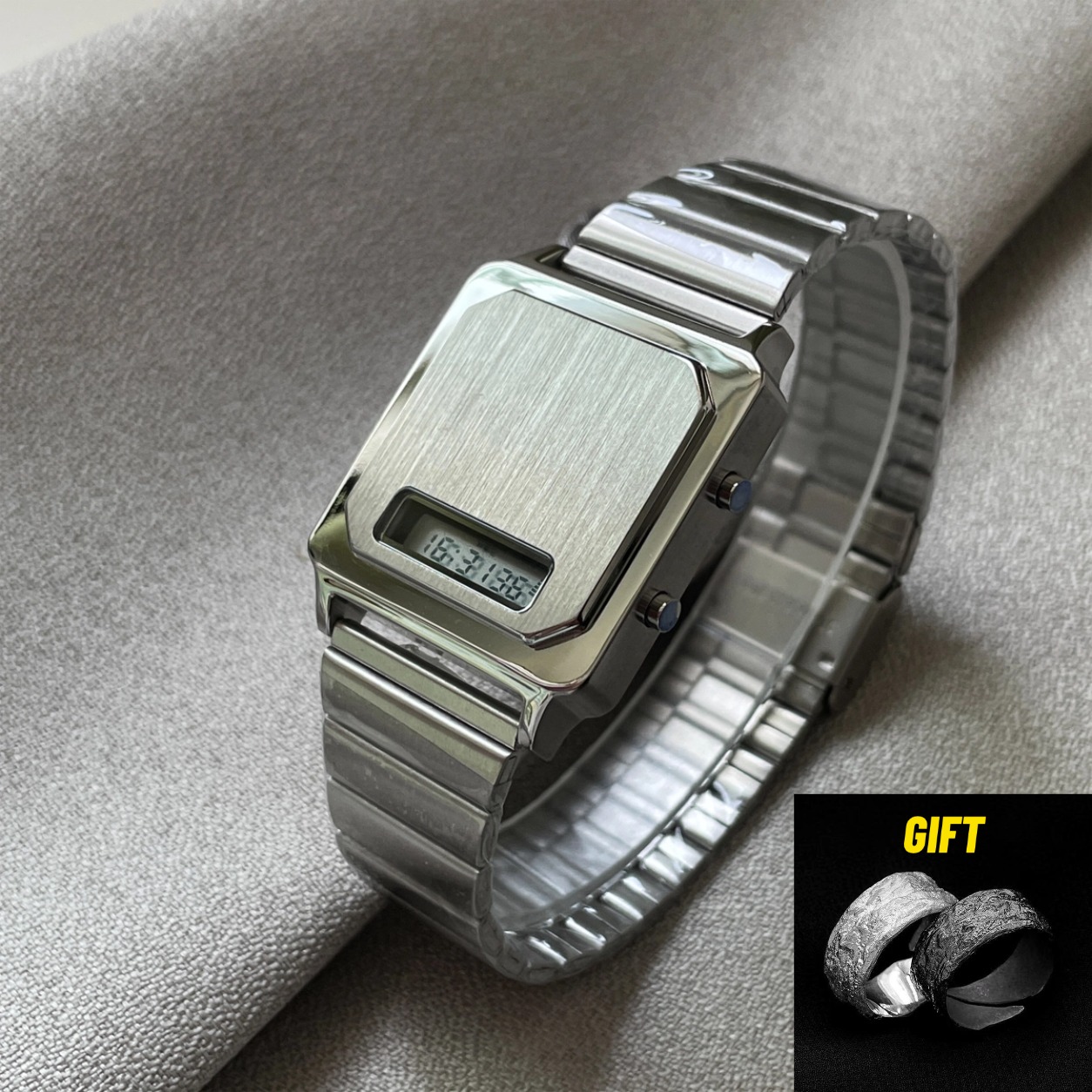 CILOA New Square Electronic Wa - Luxury Watch Low Price 리뷰 및 가격