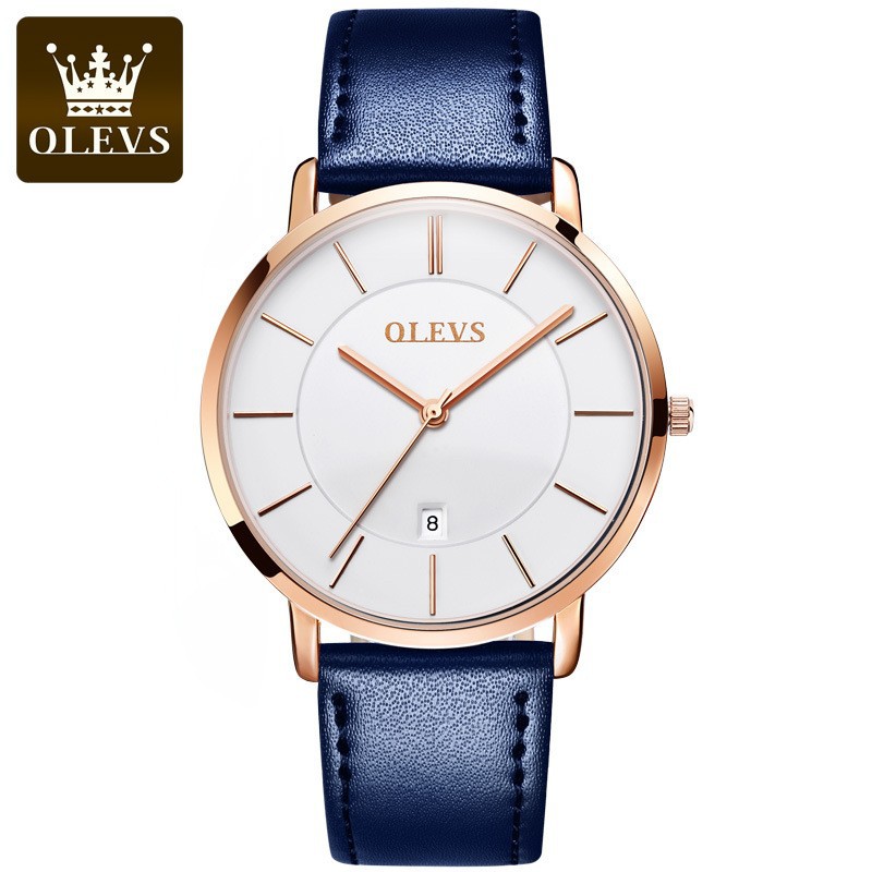 OLEVS Fashion Ultra Thin Women - Luxury Watch With Leather Strap 리뷰 및 가격