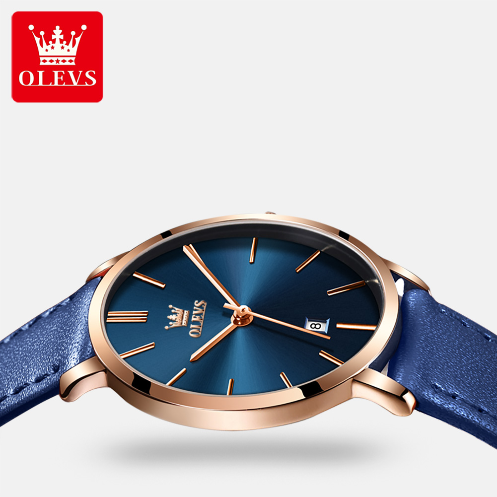 OLEVS Fashion Ultra Thin Women - Luxury Watch With Leather Strap 리뷰 및 가격