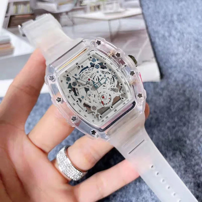 Tonneau Fashion Quartz Watch M - Luxury Watch With Rubber Strap 리뷰 및 가격