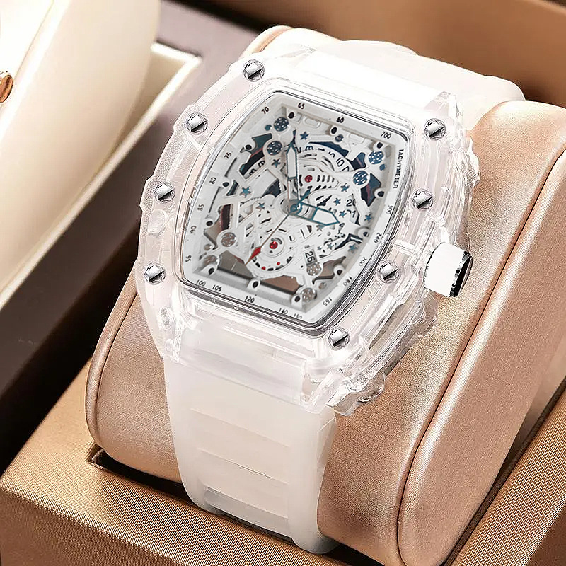 Tonneau Fashion Quartz Watch M - Luxury Watch With Rubber Strap 리뷰 및 가격
