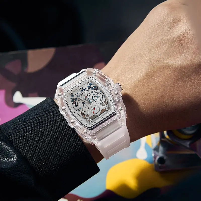 Tonneau Fashion Quartz Watch M - Luxury Watch With Rubber Strap 리뷰 및 가격
