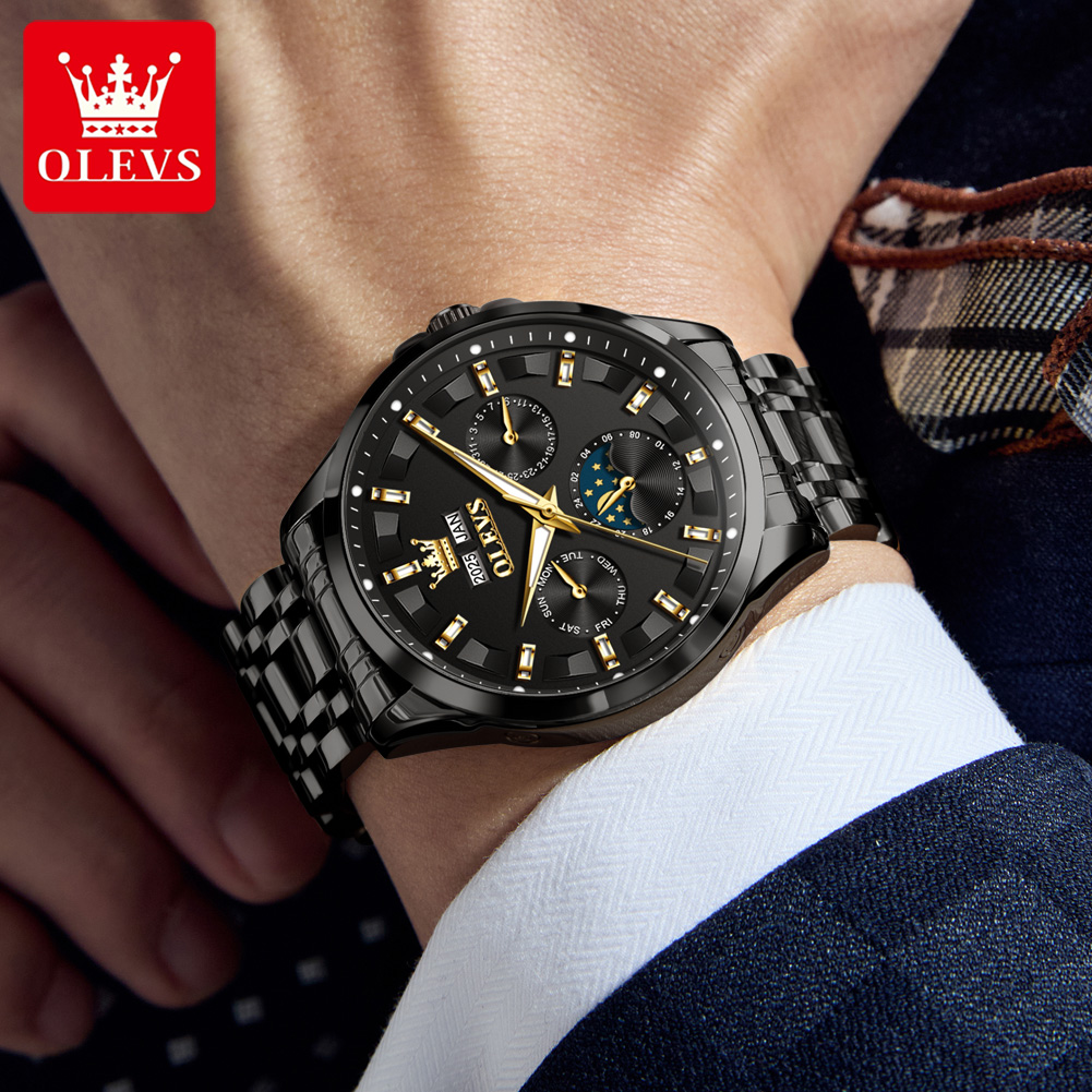 OLEVS 7070 Automatic Watch Men - Luxury Watch Time 리뷰 및 가격