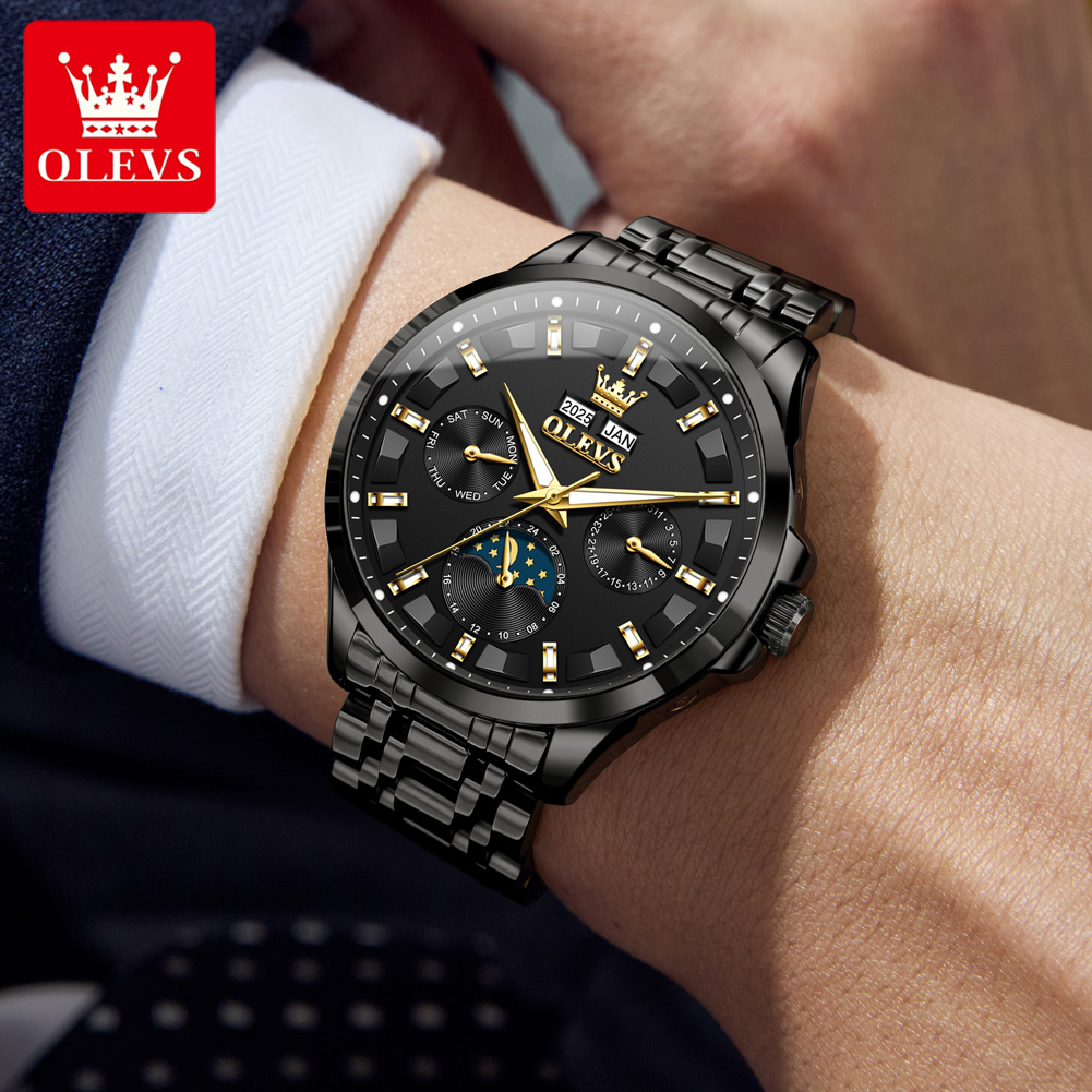 OLEVS 7070 Automatic Watch Men - Luxury Watch Time 리뷰 및 가격