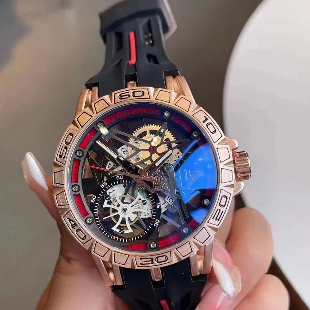 3D Quartz Watches Men Luxury C - Luxury Watch With Rubber Strap 리뷰 및 가격