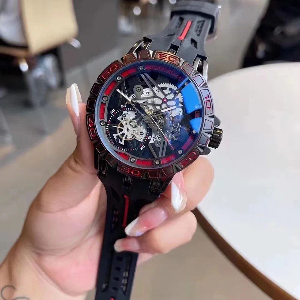 3D Quartz Watches Men Luxury C - Luxury Watch With Rubber Strap 리뷰 및 가격