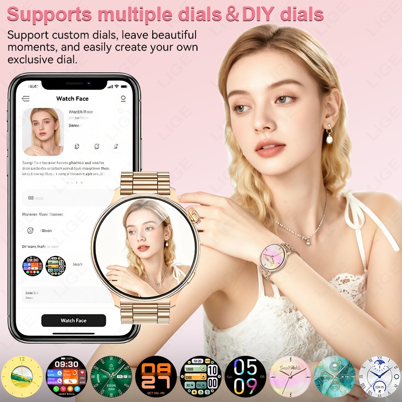 LIGE Luxury Women Smart Watch  - Luxury Watch Hd 리뷰 및 가격