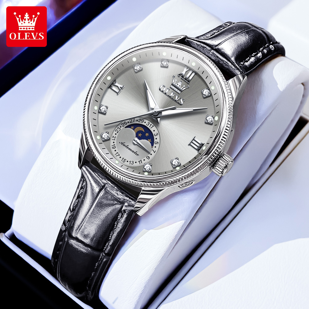 OLEVS Moon Phase Fashion Women - Luxury Watch Time 리뷰 및 가격