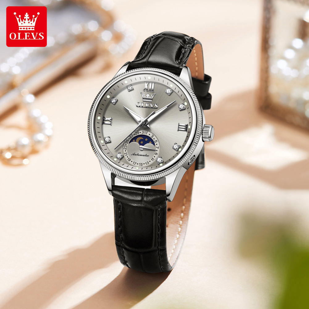 OLEVS Moon Phase Fashion Women - Luxury Watch Time 리뷰 및 가격