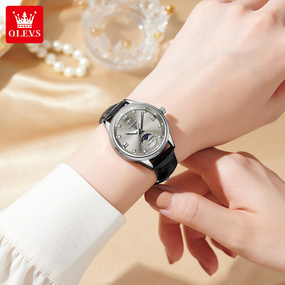 OLEVS Moon Phase Fashion Women - Luxury Watch Time 리뷰 및 가격