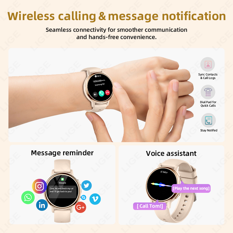 2026 LIGE Women Smart Watch Lu - Luxury Watch Hd 리뷰 및 가격