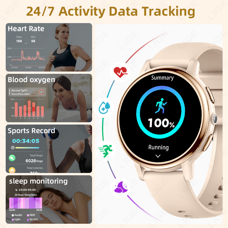 2026 LIGE Women Smart Watch Lu - Luxury Watch Hd 리뷰 및 가격