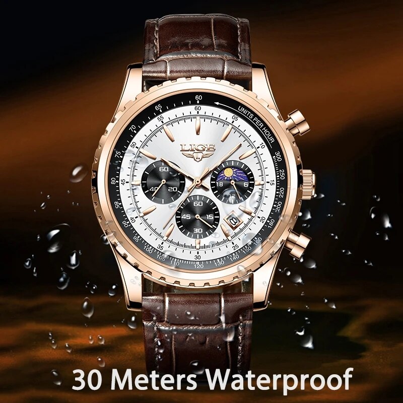 LIGE New Mens Watches Top Bran - Luxury Watch Low Price 리뷰 및 가격